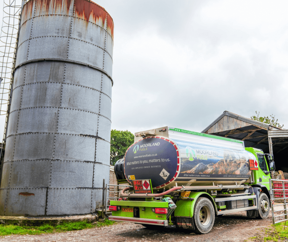 Moorland Agri Delivery A Moorland Fuels Tanker delivering Red Diesel to a farm.